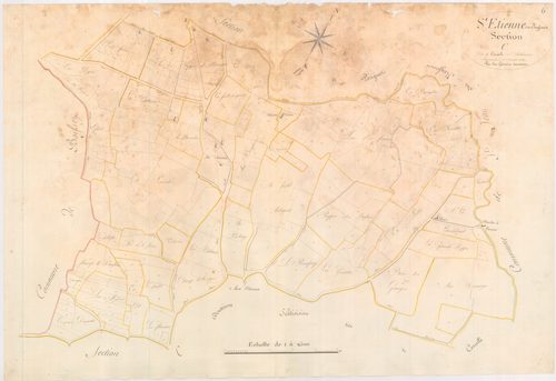 Saint-Étienne-sur-Reyssouze - 3 P 10163-6 - 3 P 10163-6 -  Feuille 1  (1812)