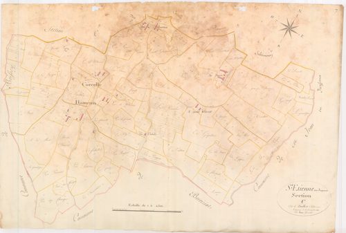 Saint-Étienne-sur-Reyssouze - 3 P 10163-7 - 3 P 10163-7 -  Feuille 2  (1812)