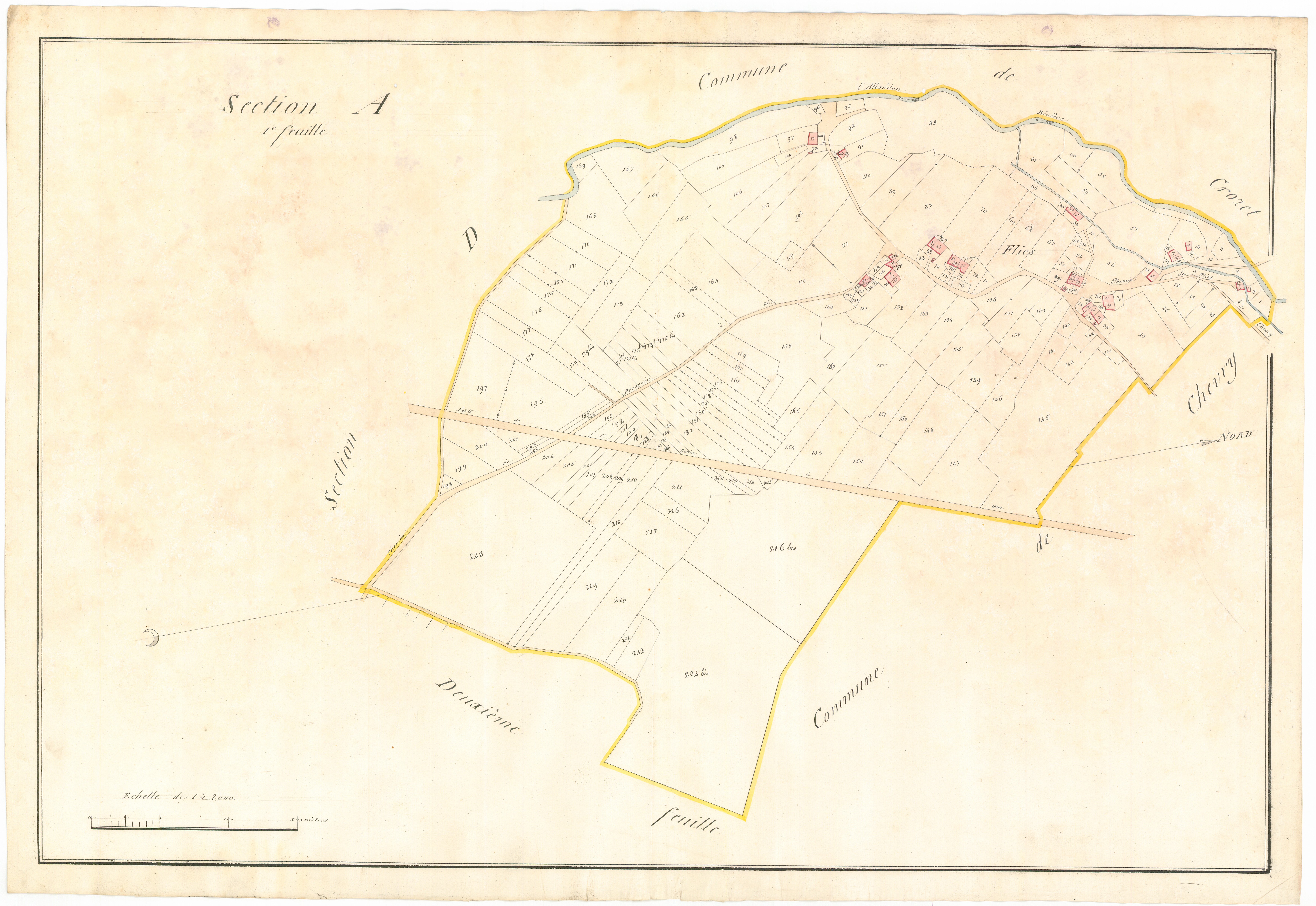 Pouilly-Saint-Genis - 3 P 10101-2 - 3 P 10101-2 -  Feuille 1  (1807)