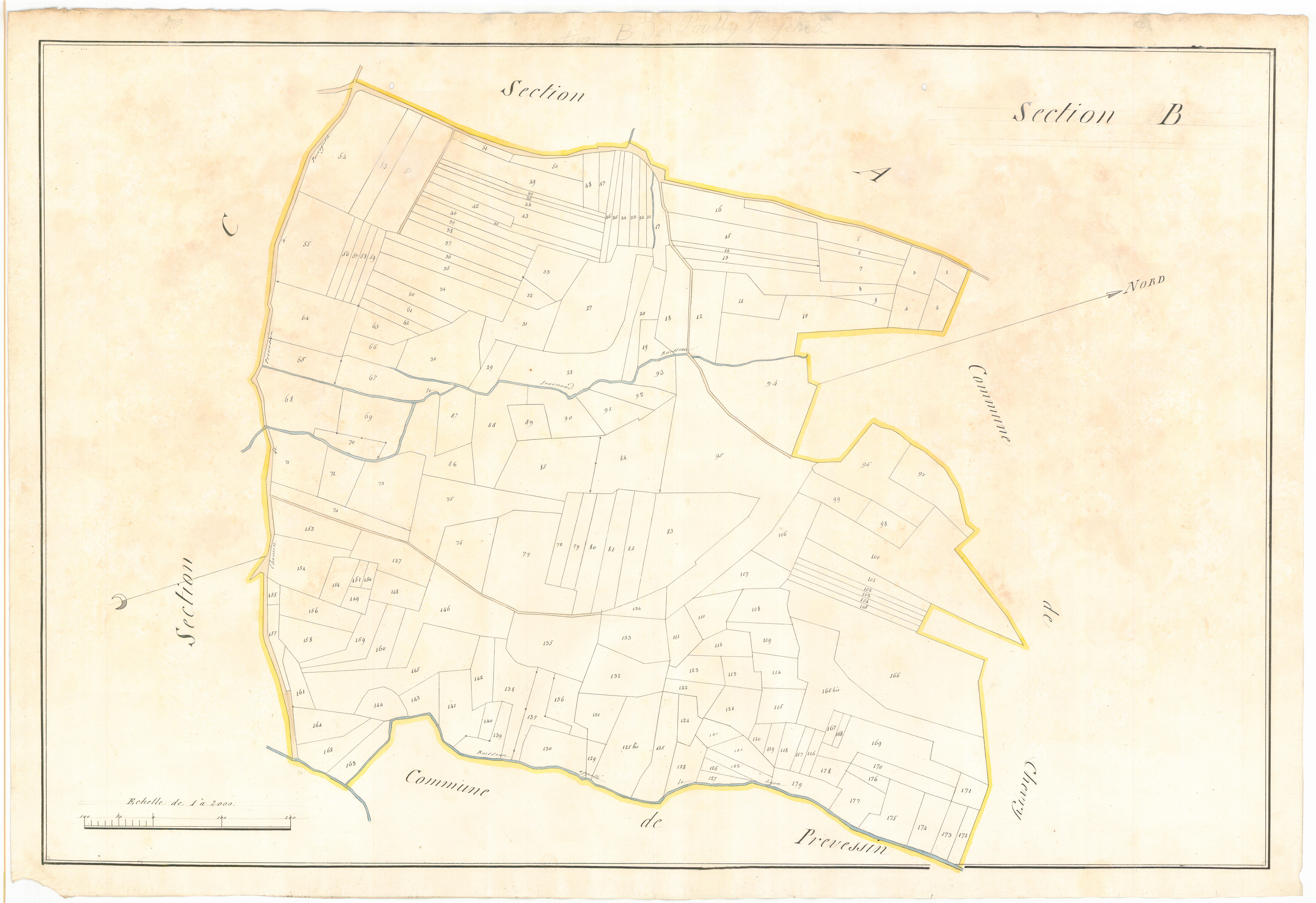 Saint-Genis-Pouilly - 3 P 10101-4 - 3 P 10101-4 -  Feuille 1  (1807)