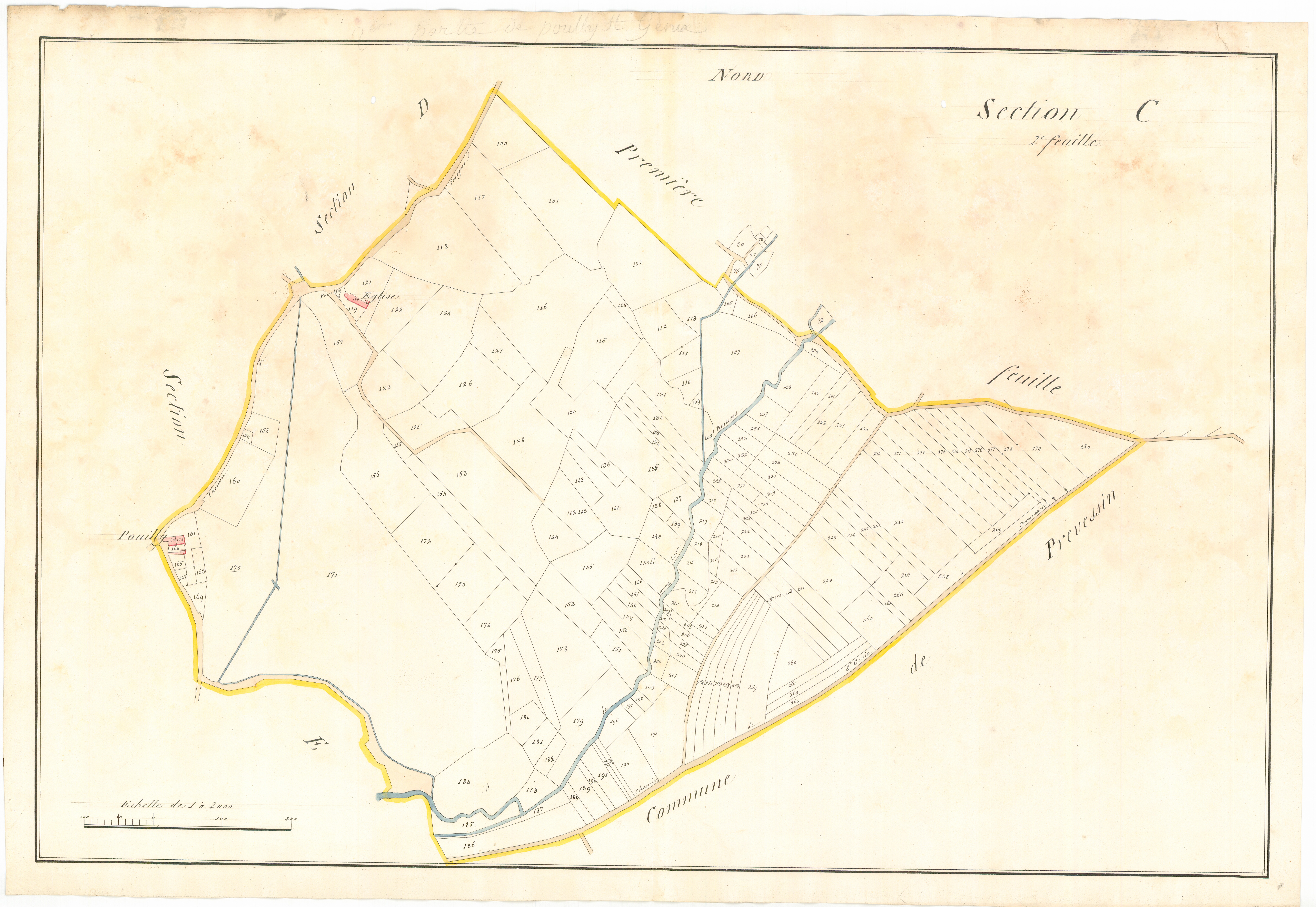 Pouilly-Saint-Genis - 3 P 10101-6 - 3 P 10101-6 -  Feuille 2  (1807)