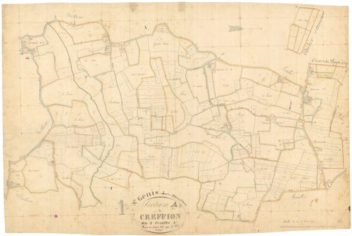 Saint-Genis-sur-Menthon - 3 P 8472 - 3 P 8472 -  Feuille 2  (1834)