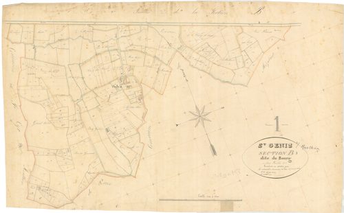 Saint-Genis-sur-Menthon - 3 P 8476 - 3 P 8476 -  Feuille 3  (1834)