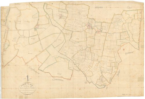 Saint-Genis-sur-Menthon - 3 P 8473 - 3 P 8473 -  Feuille 3  (1834)