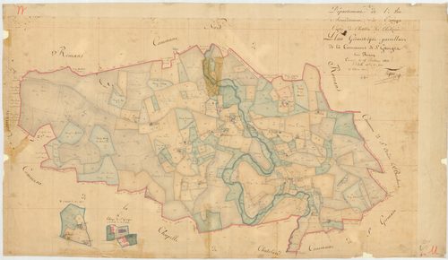 Saint-Georges-sur-Renon - 3 P 8478 - 3 P 8478 -  Section A : feuille 1  (1811)