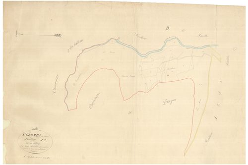 Saint-Germain-de-Joux - 3 P 8482 - 3 P 8482 -  Feuille 4  (1833-1845)