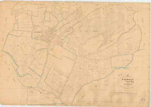Saint-Germain-les-Paroisses - 3 P 8493 - 3 P 8493 -  Feuille 4  (1835)