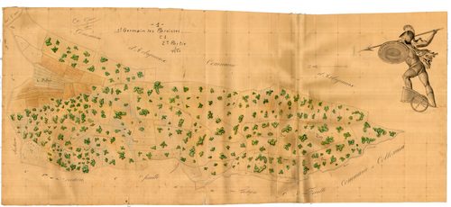 Saint-Germain-les-Paroisses - 3 P 8501 - 3 P 8501 -  Feuille 1  (1835)
