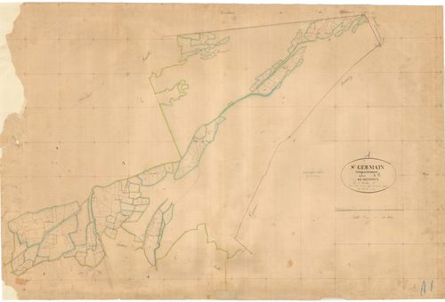 Saint-Germain-les-Paroisses - 3 P 8490 - 3 P 8490 -  Feuille 1  (1835)