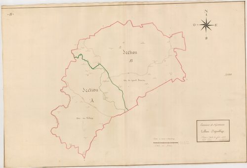 Saint-Germain-sur-Renon - 3 P 10163-1 - 3 P 10163-1 -  Tableau d'assemblage  (1810)
