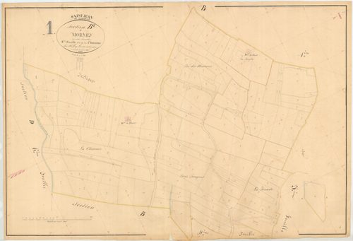 Saint-Jean-de-Gonville - 3 P 8518 - 3 P 8518 -  Feuille 2  (1846)