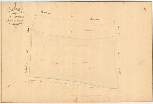 Saint-Jean-de-Gonville - 3 P 8516 - 3 P 8516 -  Feuille 1  (1846)
