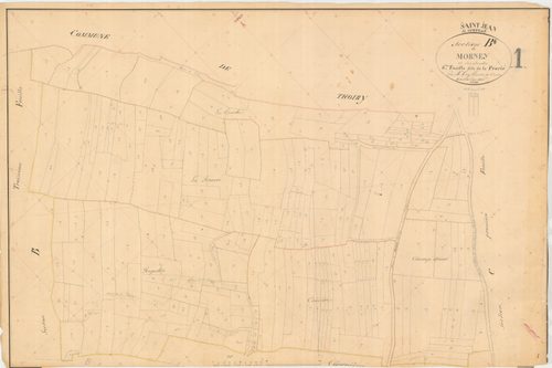 Saint-Jean-de-Gonville - 3 P 8522 - 3 P 8522 -  Feuille 6  (1846)