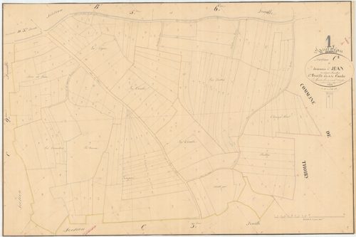 Saint-Jean-de-Gonville - 3 P 8523 - 3 P 8523 -  Feuille 1  (1846)