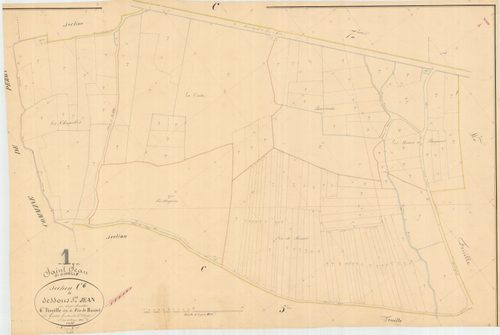 Saint-Jean-de-Gonville - 3 P 8528 - 3 P 8528 -  Feuille 6  (1846)
