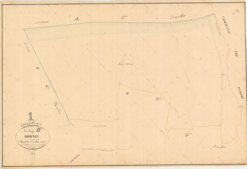 Saint-Jean-de-Gonville - 3 P 8517 - 3 P 8517 -  Feuille 1  (1846)