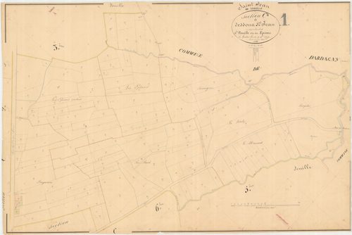 Saint-Jean-de-Gonville - 3 P 8526 - 3 P 8526 -  Feuille 4  (1846)