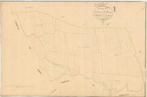 Saint-Jean-de-Gonville - 3 P 8527 - 3 P 8527 -  Feuille 5  (1846)