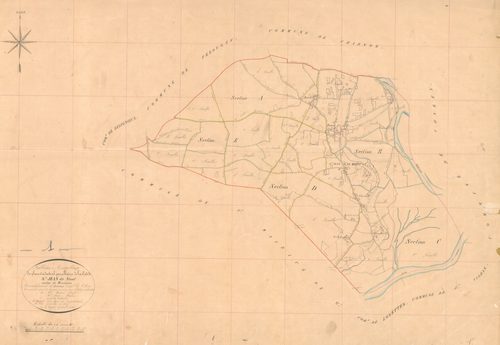 Saint-Jean-de-Niost - 1777 W 407-1 - 1777 W 407-1 -  Tableau général  (1838)