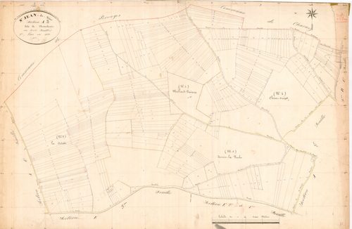 Saint-Jean-de-Niost - 1777 W 407-8 - 1777 W 407-8 -  Feuille 2  (1838)
