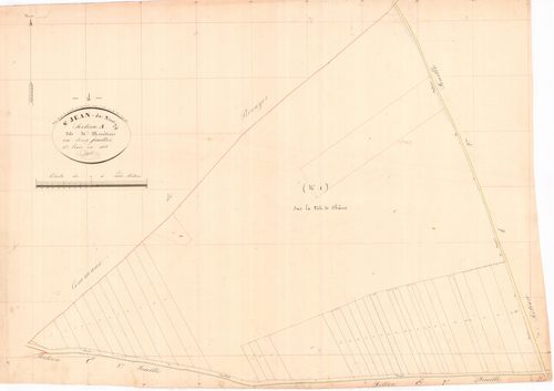 Saint-Jean-de-Niost - 1777 W 407-7 - 1777 W 407-7 -  Feuille 1  (1838)