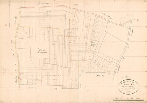 Saint-Jean-de-Niost - 1777 W 407-10 - 1777 W 407-10 -  Feuille 1  (1838)