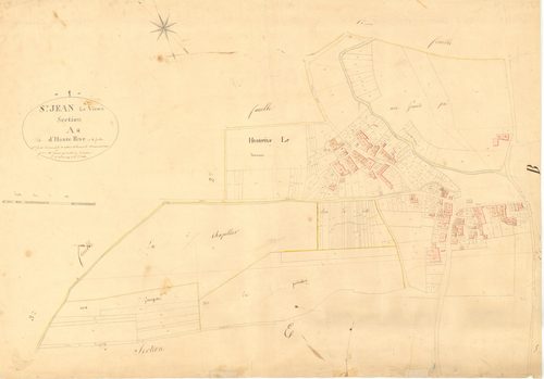 Saint-Jean-le-Vieux - 3 P 8548 - 3 P 8548 -  Feuille 4  (1826)