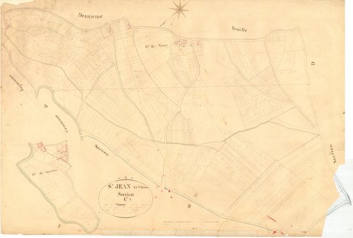 Saint-Jean-le-Vieux - 3 P 8554 - 3 P 8554 -  Feuille 1  (1826)