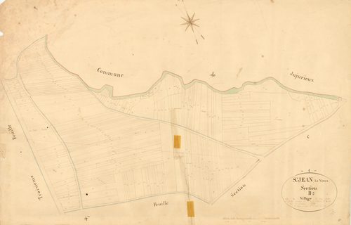 Saint-Jean-le-Vieux - 3 P 8553 - 3 P 8553 -  Feuille 5  (1826)