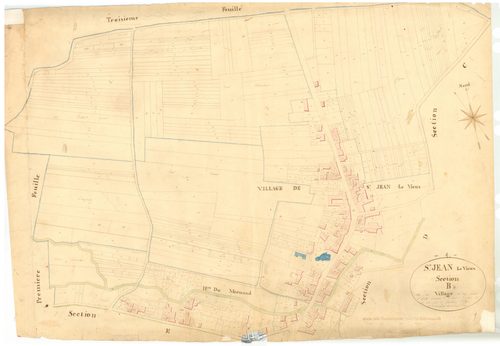 Saint-Jean-le-Vieux - 3 P 8552 - 3 P 8552 -  Feuille 4  (1826)