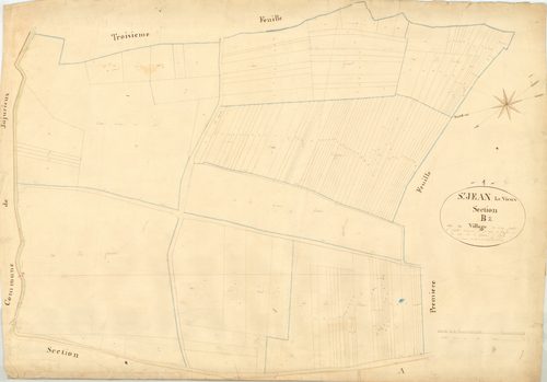 Saint-Jean-le-Vieux - 3 P 8550 - 3 P 8550 -  Feuille 2  (1826)