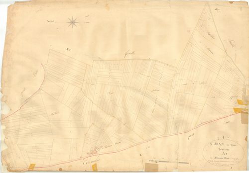 Saint-Jean-le-Vieux - 3 P 8547 - 3 P 8547 -  Feuille 3  (1826)