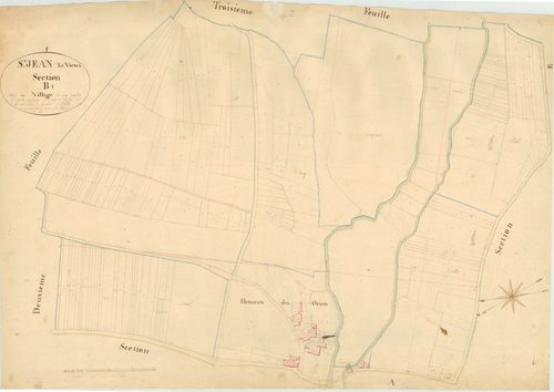 Saint-Jean-le-Vieux - 3 P 8549 - 3 P 8549 -  Feuille 1  (1826)