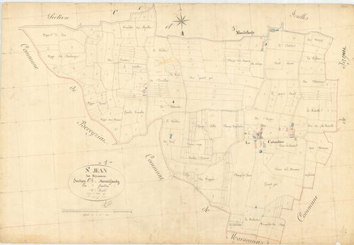 Saint-Jean-sur-Reyssouze - 3 P 8573 - 3 P 8573 -  Feuille 2  (1841)