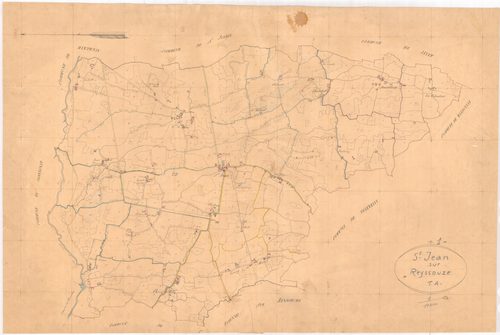 Saint-Jean-sur-Reyssouze - 3 P 8564 - 3 P 8564 -  Tableau d'assemblage  (1841)