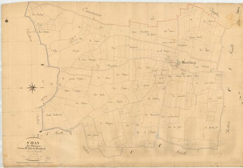 Saint-Jean-sur-Reyssouze - 3 P 8574 - 3 P 8574 -  Feuille 3  (1841)