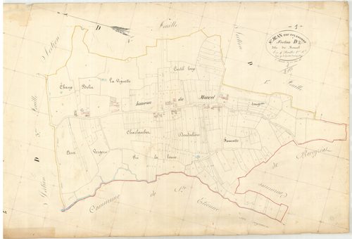 Saint-Jean-sur-Reyssouze - 3 P 8576 - 3 P 8576 -  Feuille 2  (1841)