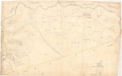 Saint-Jean-sur-Reyssouze - 3 P 8565 - 3 P 8565 -  Feuille 1  (1841)
