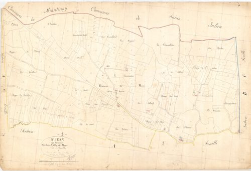 Saint-Jean-sur-Reyssouze - 3 P 8567 - 3 P 8567 -  Feuille 3  (1841)