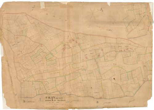 Saint-Jean-sur-Veyle - 3 P 8585 - 3 P 8585 -  Feuille 1  (1834)