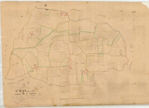 Saint-Jean-sur-Veyle - 3 P 8587 - 3 P 8587 -  Feuille 2  (1834)