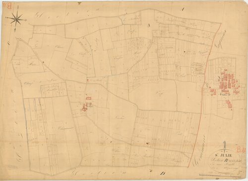 Sainte-Julie - 3 P 8861 - 3 P 8861 -  Feuille 1  (1826)