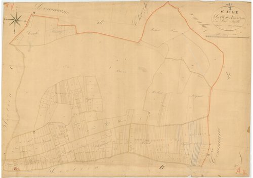 Sainte-Julie - 3 P 8860 - 3 P 8860 -  Feuille 1  (1826)