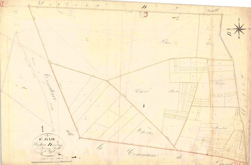 Sainte-Julie - 3 P 8863 - 3 P 8863 -  Feuille 1  (1826)