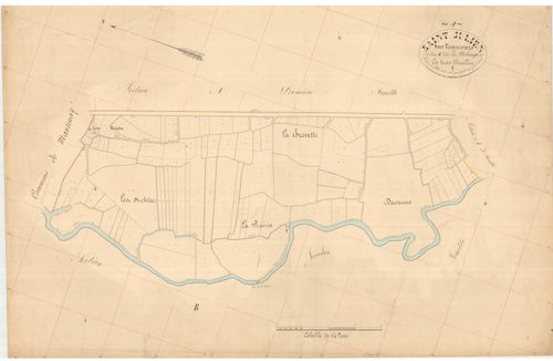 Saint-Julien-sur-Reyssouze - 3 P 8594 - 3 P 8594 -  Feuille 1  (1841)
