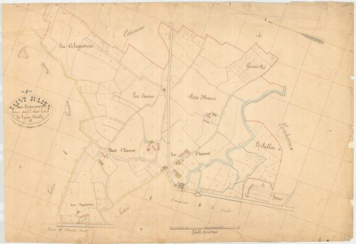 Saint-Julien-sur-Reyssouze - 3 P 8592 - 3 P 8592 -  Feuille 2  (1841)