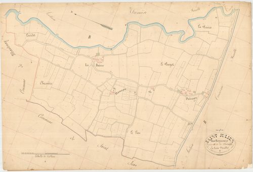 Saint-Julien-sur-Reyssouze - 3 P 8595 - 3 P 8595 -  Feuille 2  (1841)