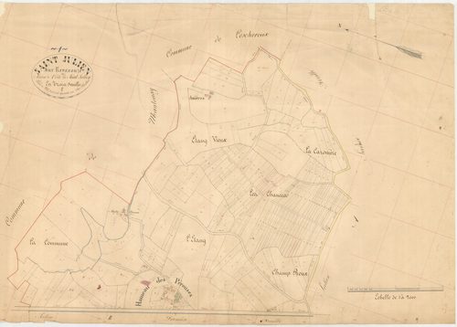 Saint-Julien-sur-Reyssouze - 3 P 8591 - 3 P 8591 -  Feuille 1  (1841)
