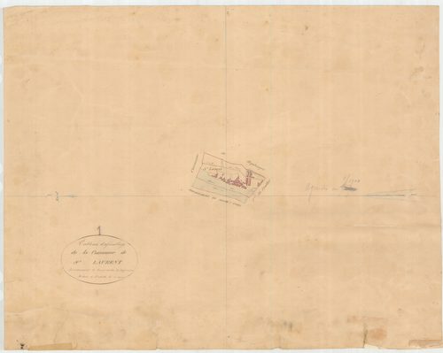 Saint-Laurent-sur-Saône - 3 P 8606 - 3 P 8606 -  Tableau d'assemblage  (1836)