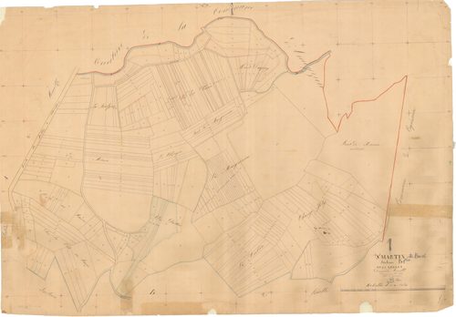 Saint-Martin-de-Bavel - 3 P 8615 - 3 P 8615 -  Feuille 1  (1833)